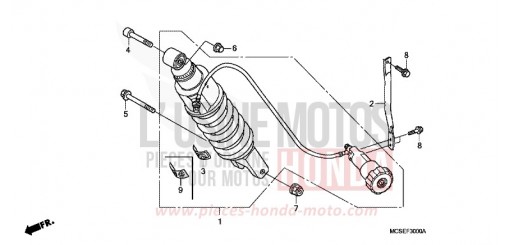 COUSSIN ARRIERE ST1300A9 de 2009
